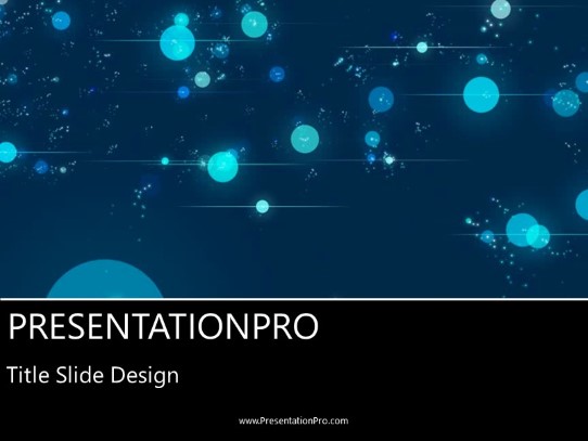 Abstract 0977 PowerPoint Template title slide design