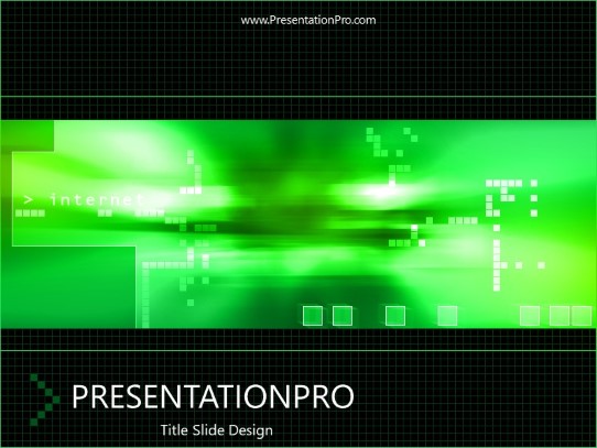 3am PowerPoint Template title slide design