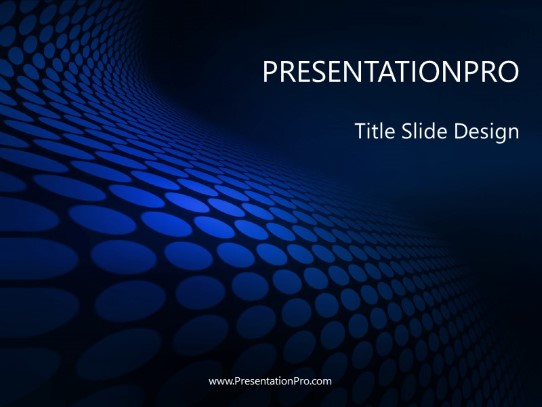 Abc Blue PowerPoint Template title slide design