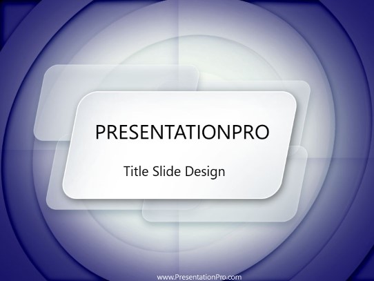 Aim PowerPoint Template title slide design