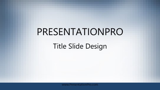 Blue Mosaic Widescreen PowerPoint Template title slide design
