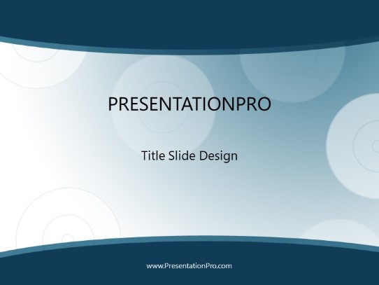 Circlecircle PowerPoint Template title slide design