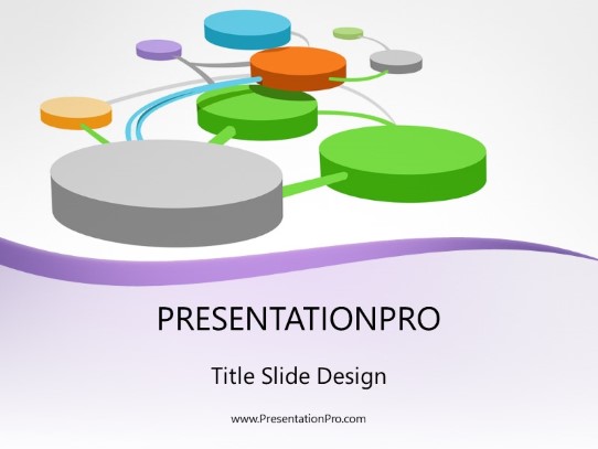 Community Connectivity Purple PowerPoint Template title slide design