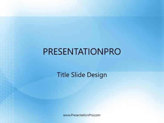 Daymoon Teal PowerPoint Template title slide design