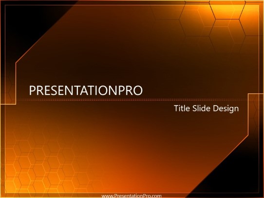 Fencing PowerPoint Template title slide design