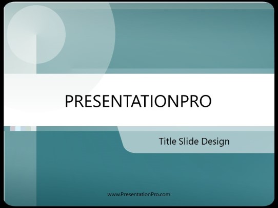 Futurama PowerPoint Template title slide design