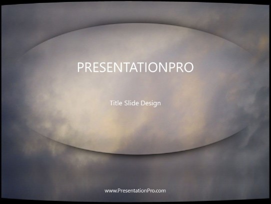 Golden PowerPoint Template title slide design