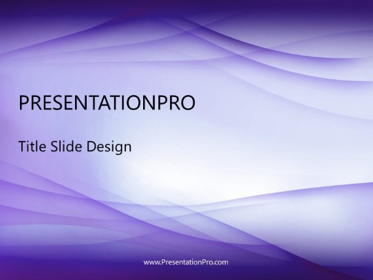 Lucid Purple PowerPoint Template title slide design