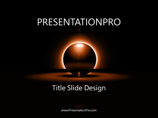 Marbelation PowerPoint Template title slide design