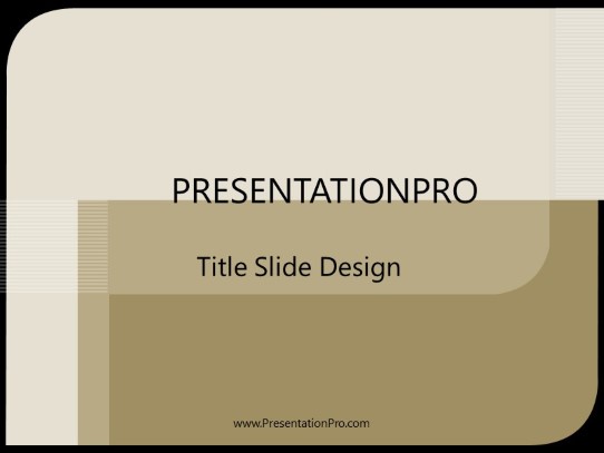 Melloyellow PowerPoint Template title slide design