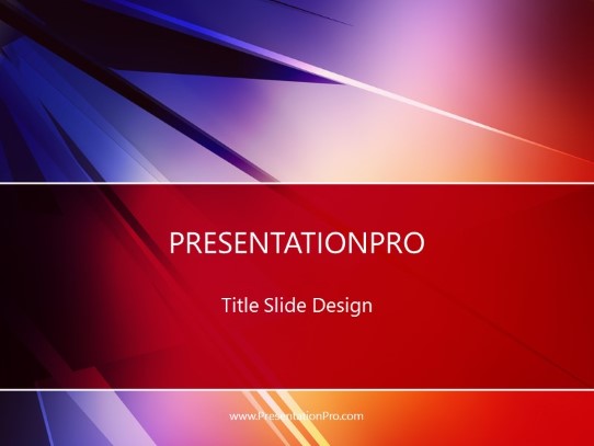 Multi Fusion Pink PowerPoint Template title slide design