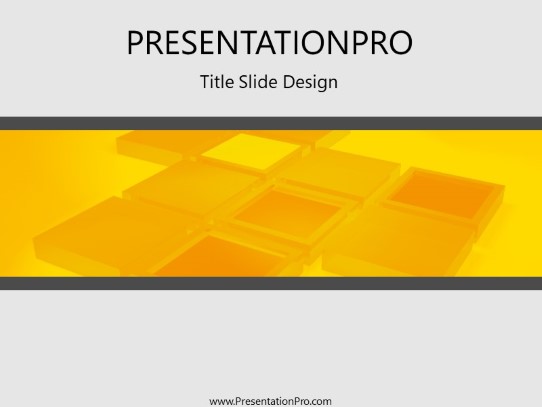 Puzzle PowerPoint Template title slide design