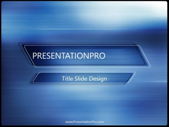 Razor PowerPoint Template title slide design