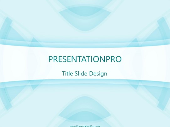 Rims Cyan PowerPoint Template title slide design