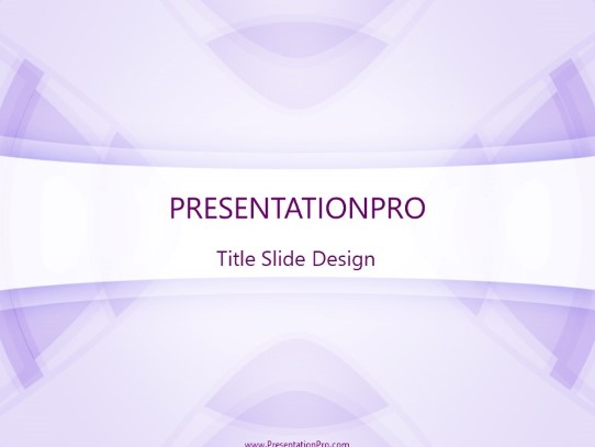 Rims Purple PowerPoint Template title slide design
