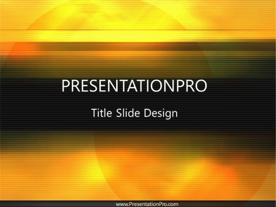 Risen PowerPoint Template title slide design
