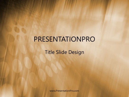 Shatter Shafts Orange PowerPoint Template title slide design