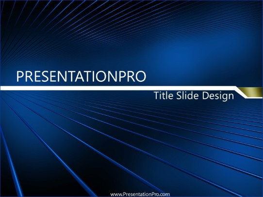 Shawshank PowerPoint Template title slide design