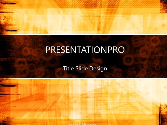 Target Matrix PowerPoint Template title slide design
