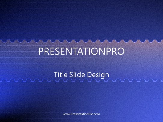 Teeth PowerPoint Template title slide design