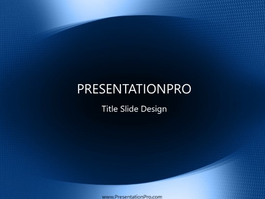 The Abyss PowerPoint Template title slide design