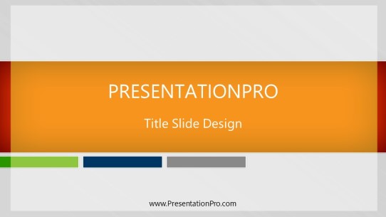 Tricolorbox 05 Widescreen PowerPoint Template title slide design