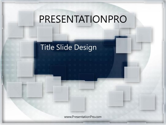 Zoom Blocks PowerPoint Template title slide design