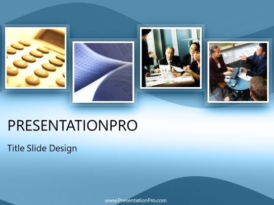 Traditional Account 05 PowerPoint Template title slide design