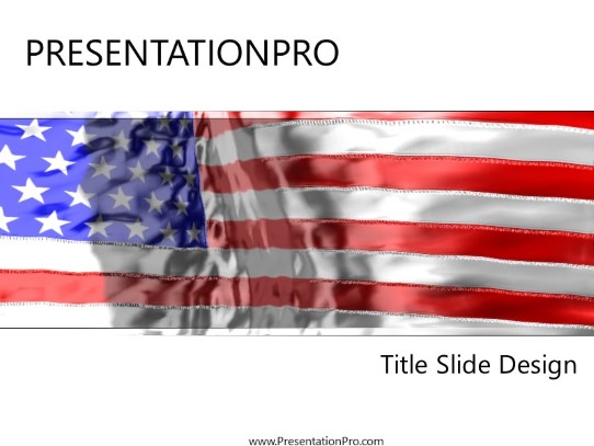 Usa 4 PowerPoint Template title slide design