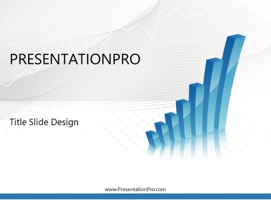 Business Analysis Bar Chart PowerPoint Template title slide design