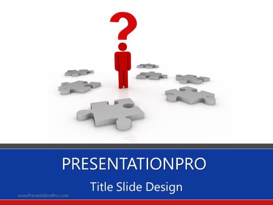 Complex Problem PowerPoint Template title slide design