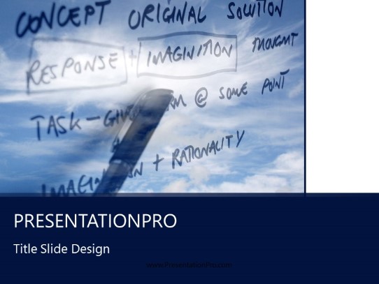 Concept Evolution PowerPoint Template title slide design