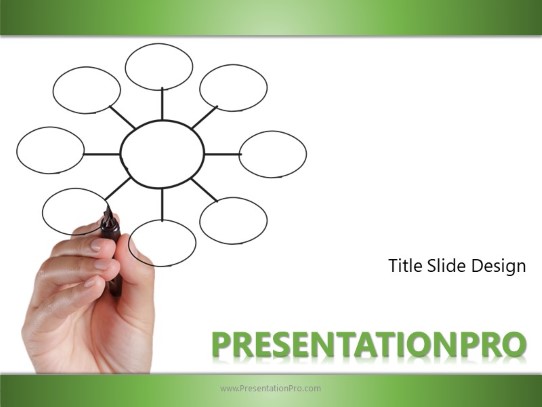 Concept ObJective Green PowerPoint Template title slide design