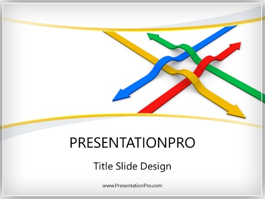 Conceptual Communication Yellow PowerPoint Template title slide design