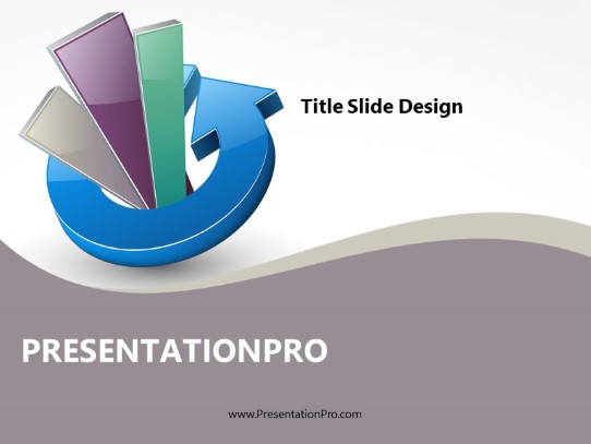 Growth Cycle 2 Gray PowerPoint Template title slide design