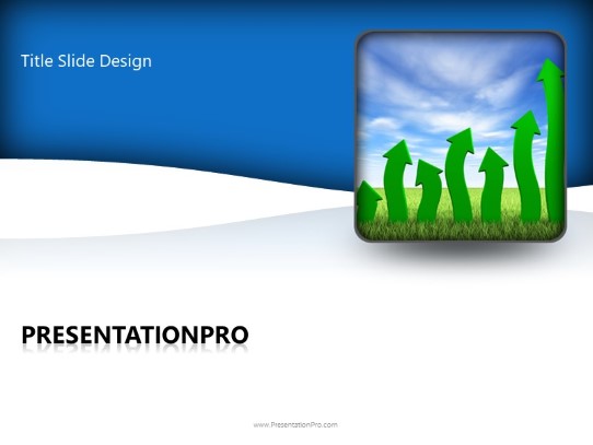 Nature Chart PowerPoint Template title slide design