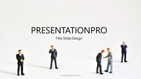 Small Business PowerPoint Template title slide design