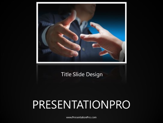 The Agreement PowerPoint Template title slide design