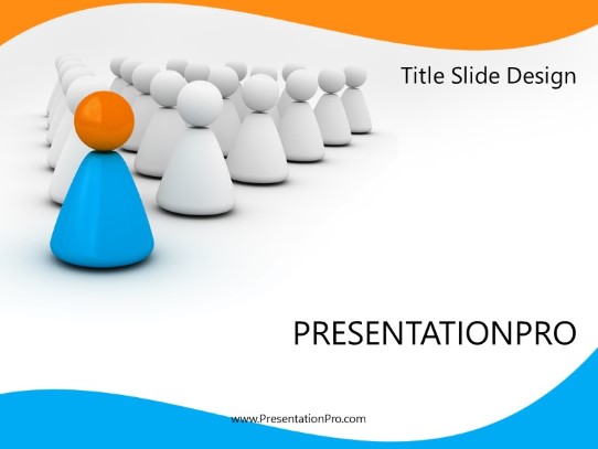 Workforce Management PowerPoint Template title slide design