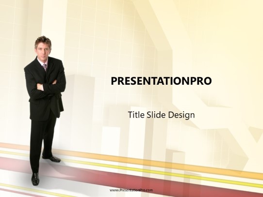 All About Business PowerPoint Template title slide design