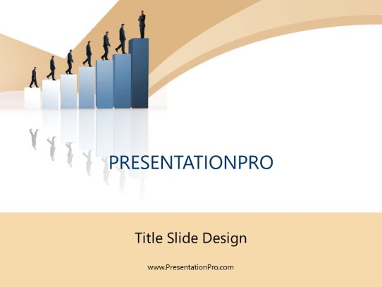 Business Growth PowerPoint Template title slide design