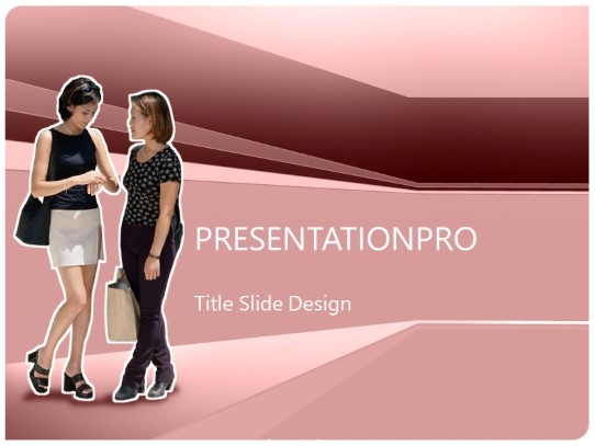 Lunch Break PowerPoint Template title slide design