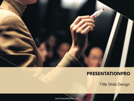 Meeting09 PowerPoint Template title slide design