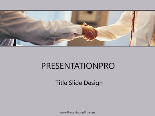 Min18 PowerPoint Template title slide design