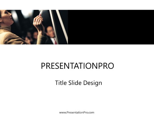 Min19 PowerPoint Template title slide design