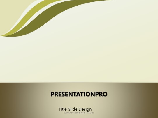Premium Plans for the Future PowerPoint Template title slide design