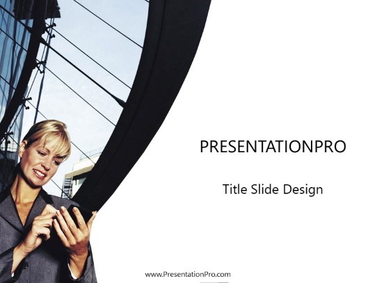 Schedule Me In PowerPoint Template title slide design