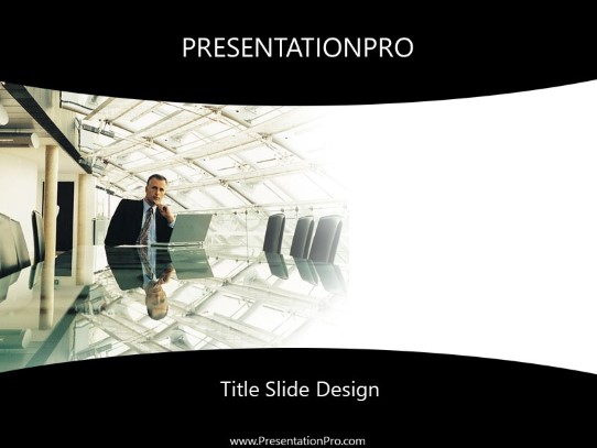 Solo PowerPoint Template title slide design