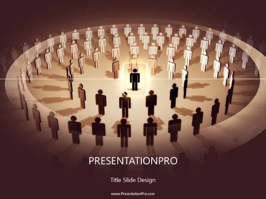 The Boss PowerPoint Template title slide design