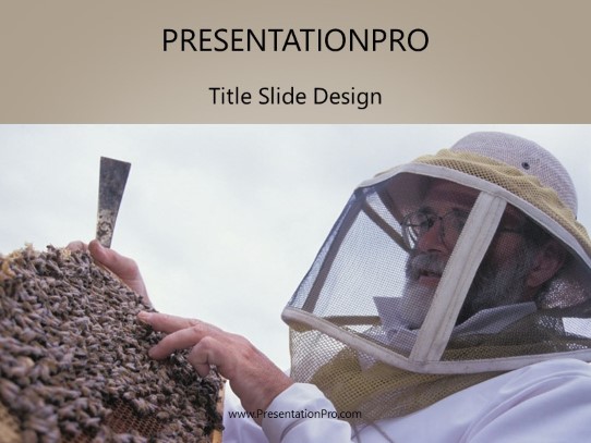 The Keeper PowerPoint Template title slide design
